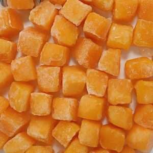 IQF Cantaloupe Melon Dices 20 x 20 mm - ABC Fruits