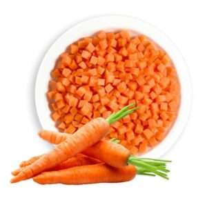 IQF Carrot Dices Frozen Carrot Dices Manufacturer in In India - ABC fruits