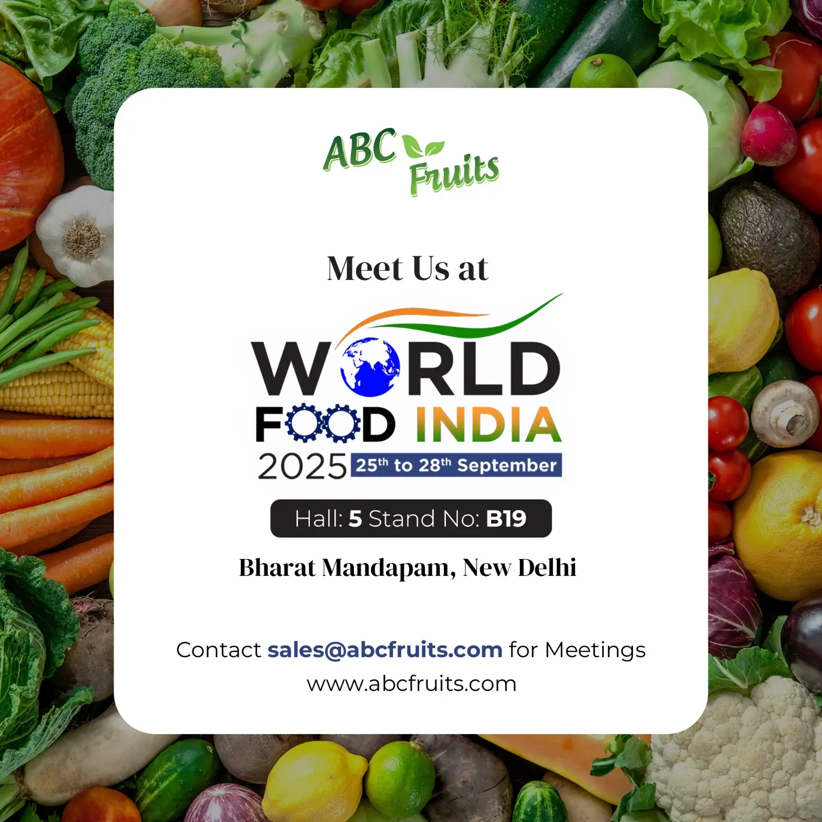 World Food India 2025 - ABC Fruits
